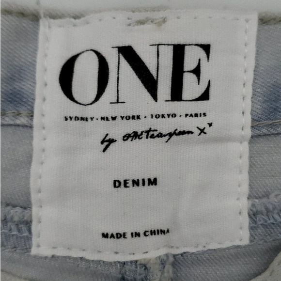 ❌SOLD❌- ONE TEASPOON Runaways Ultra Light Wash Skinny Leg Jeans - Size 24. - Picture 11 of 14